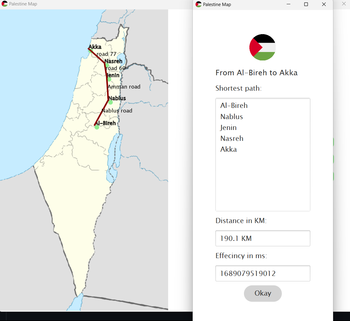 Palestine map project